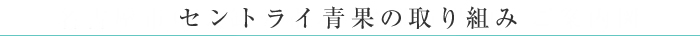 セントライ青果の取り組み